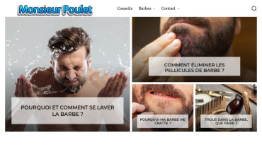 Page d'accueil du site : Monsieur Poulet