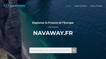 Page d'accueil du site : Navaway