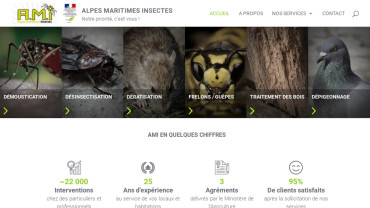 Page d'accueil du site : Alpes Maritimes Insectes
