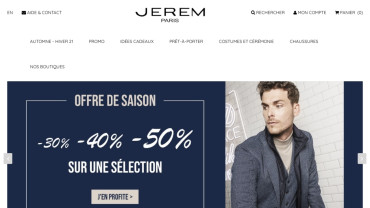 Page d'accueil du site : Jerem