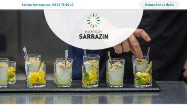 Page d'accueil du site : Espace Sarazin