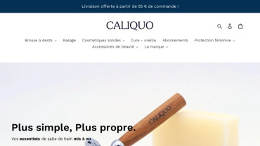 Page d'accueil du site : Caliquo