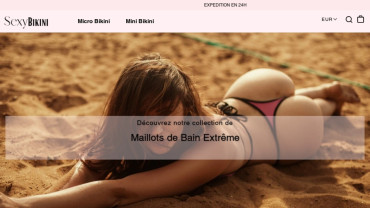 Page d'accueil du site : Sexy Bikini