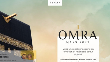 Page d'accueil du site : Omra Mars