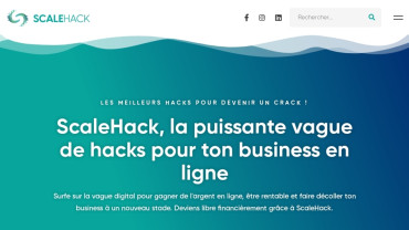 Page d'accueil du site : ScaleHack