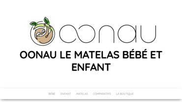 Page d'accueil du site : Oonau