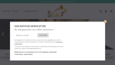 Page d'accueil du site : Terre de Siam