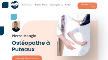 Page d'accueil du site : Pierre Mangin