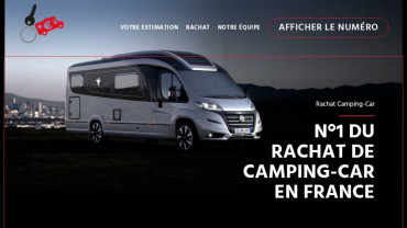 Page d'accueil du site : Rachat Camping-car
