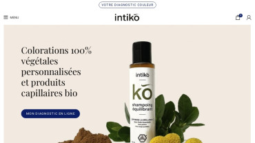 Page d'accueil du site : Intiko