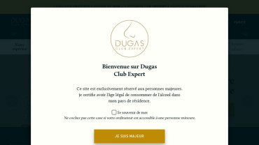 Page d'accueil du site : Dugas Club Expert