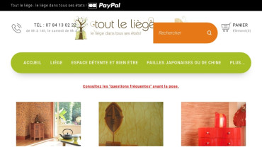 Page d'accueil du site : Tout le Liège