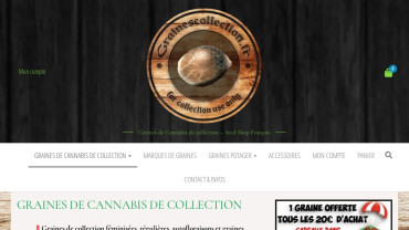 Page d'accueil du site : Graines de Collection