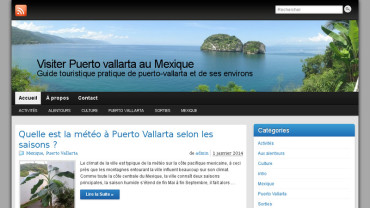 Page d'accueil du site : Puerto Vallarta
