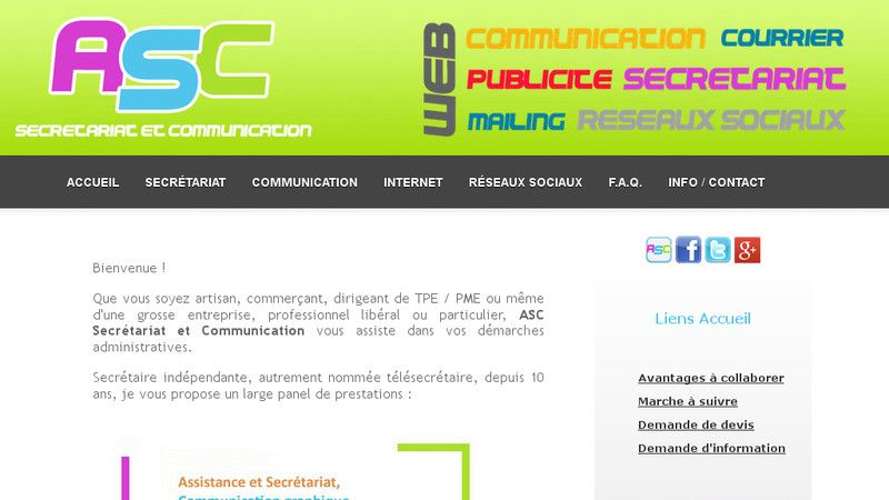 ASC Secrétariat et Communication