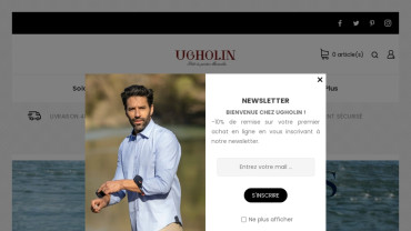 Page d'accueil du site : Ugholin