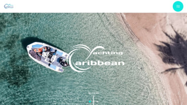 Page d'accueil du site : Caribbean Yachting