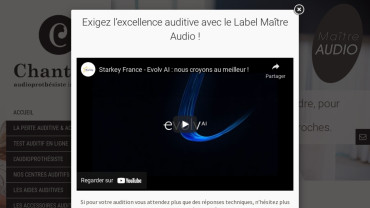 Page d'accueil du site : Audition Chanteur Aquitaine