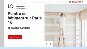 Page d'accueil du site : Franck Lafleur