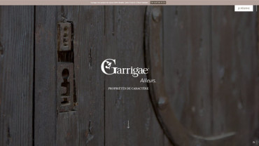 Page d'accueil du site : Garrigae