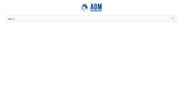 Page d'accueil du site : AGM Informatique