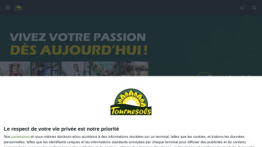 Page d'accueil du site : Tournesols