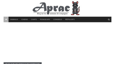 Page d'accueil du site : Aprac