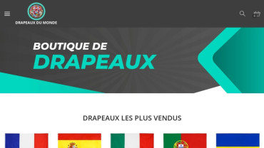 Page d'accueil du site : Drapeaux du Monde