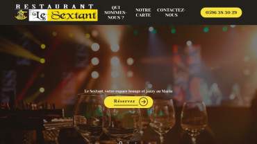Page d'accueil du site : Le Sextant