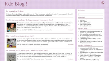 Page d'accueil du site : Kdoblog