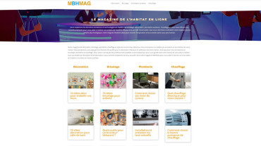 Page d'accueil du site : Mbhmag