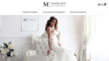 Page d'accueil du site : Mariage éternel