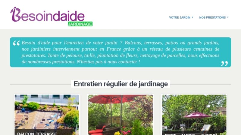 Besoin d'aide jardinage