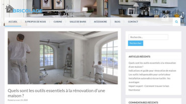 Page d'accueil du site : Maison-et-bricolage.com