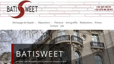 Page d'accueil du site : Batisweet
