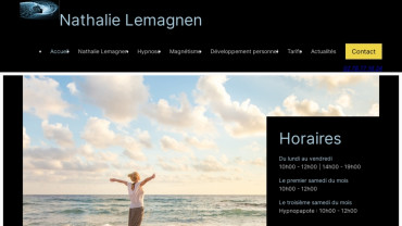 Page d'accueil du site : Nathalie Lemagnen
