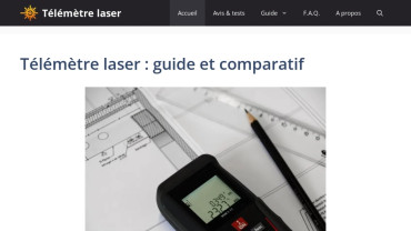 Page d'accueil du site : Télémètre Laser