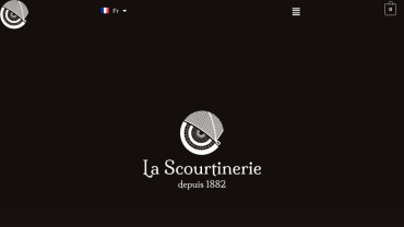 Page d'accueil du site : La Scourtinerie
