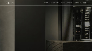 Page d'accueil du site : DaVinci