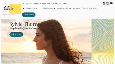 Page d'accueil du site : Sylvie Thuret