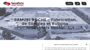 Page d'accueil du site : Samuel Roche