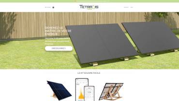 Page d'accueil du site : Tetradis Power