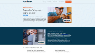 Page d'accueil du site : Serrurier Vitry-sur-Seine