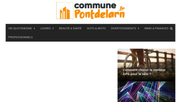 Page d'accueil du site : Commune-Pontdelarn