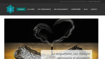 Page d'accueil du site : Sylvaine Merlet