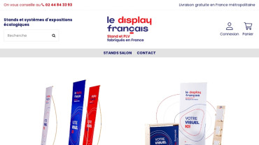 Page d'accueil du site : Le Display Français