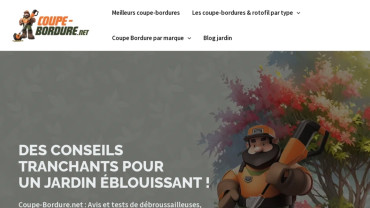 Page d'accueil du site : Coupe-Bordure.net 