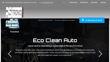 Page d'accueil du site : SKL Auto