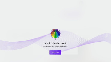 Page d'accueil du site : Carlo Vander Noot