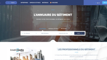 Page d'accueil du site : Le Couteau Suisse Du Bâtiment 